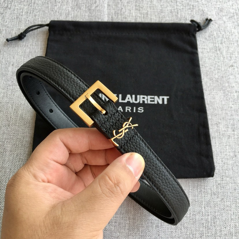YSL Belts For Women Designer Belt Womens Formal Smooth Buckle Woman Narrow Genuine Leather Golden Bronze Cowhide Design Thin Optional High Quality