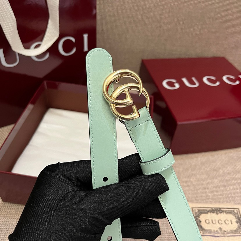 Gucci Belts For Women Designer Belt Womens Formal Smooth Buckle Woman Narrow Genuine Leather Golden Bronze Cowhide Design Thin Optional High Quality