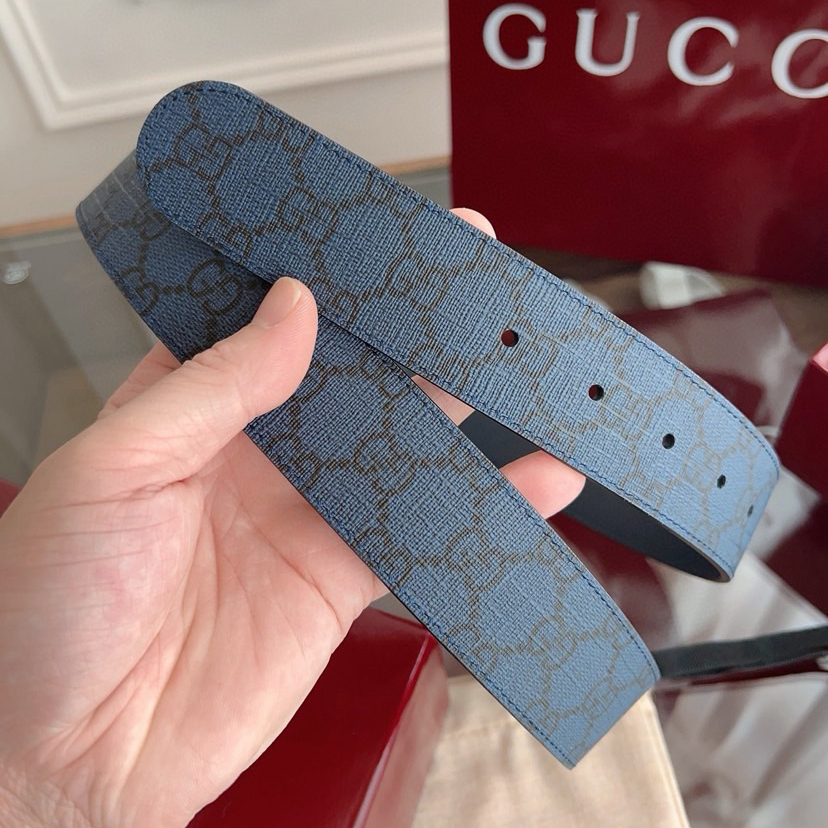 Gucci Classic Designer Belt Belts For Women Man Designer Casual Letter Smooth Buckle Belt Double-Sided Printed Patterned Cowhide Width 3.7cm Retro Gg Rotating Buckle Double-Sided Available
