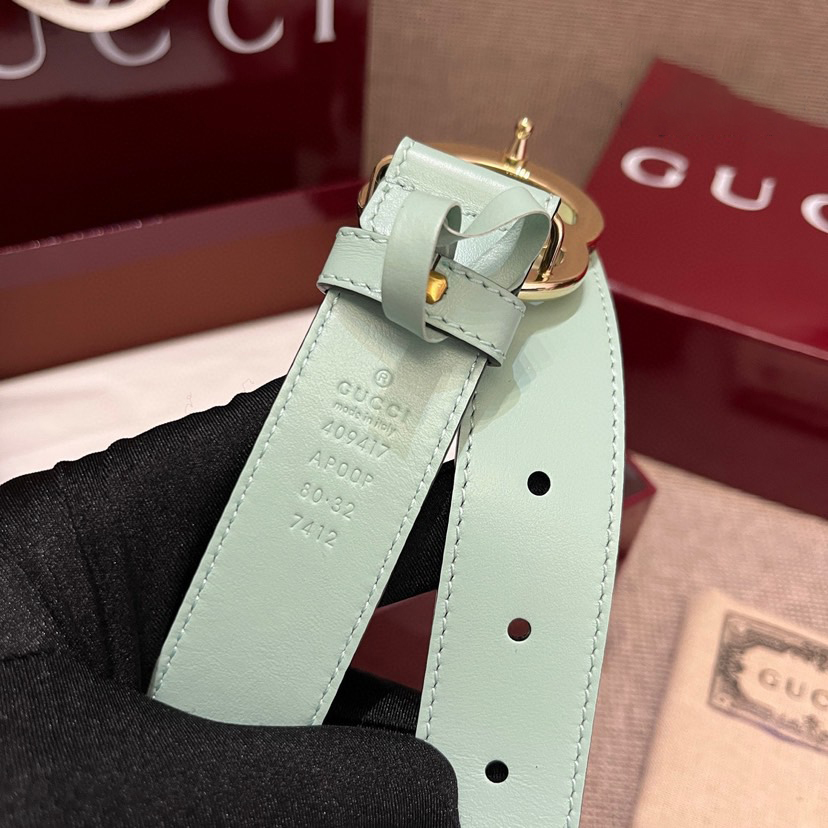 Gucci Belts For Women Designer Belt Womens Formal Smooth Buckle Woman Narrow Genuine Leather Golden Bronze Cowhide Design Thin Optional High Quality