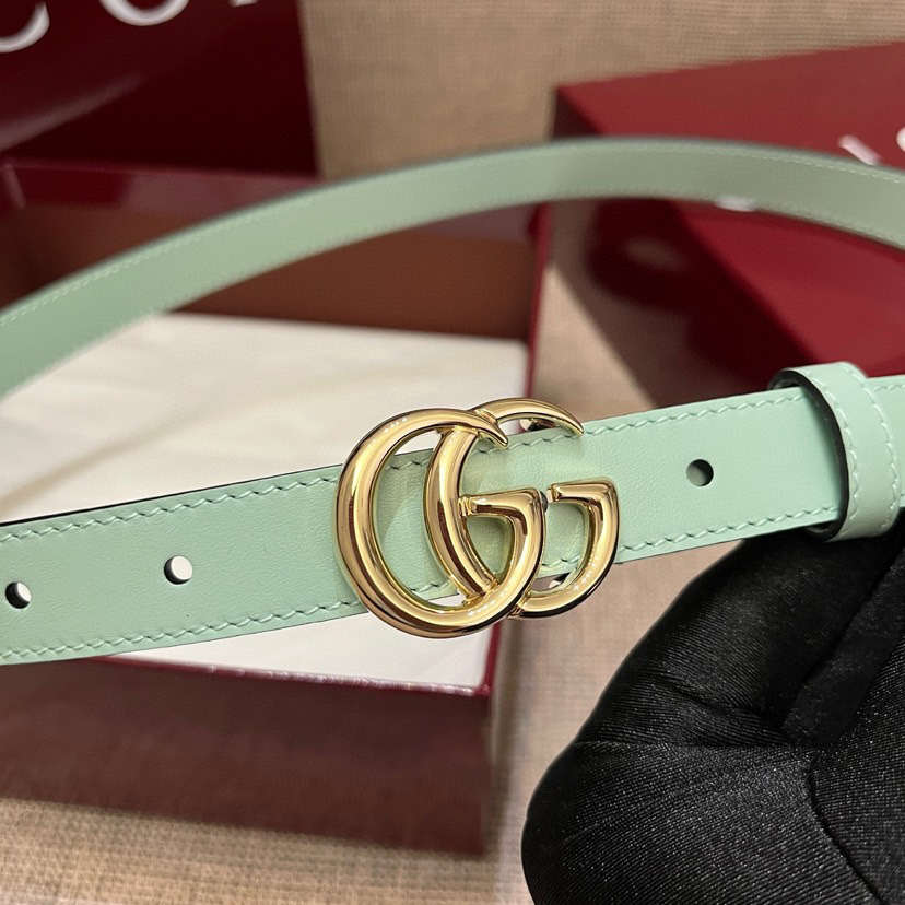 Gucci Belts For Women Designer Belt Womens Formal Smooth Buckle Woman Narrow Genuine Leather Golden Bronze Cowhide Design Thin Optional High Quality