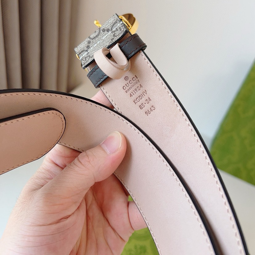 Gucci Circular Interlocking Double G Buckle, Accessories And Ready To Wear Items Continue To Rejuvenate And Present The Brand's Classic Details Simple Yet Elegant Style Suitable For Various Dressing Styles Belt Width: 4.0cm