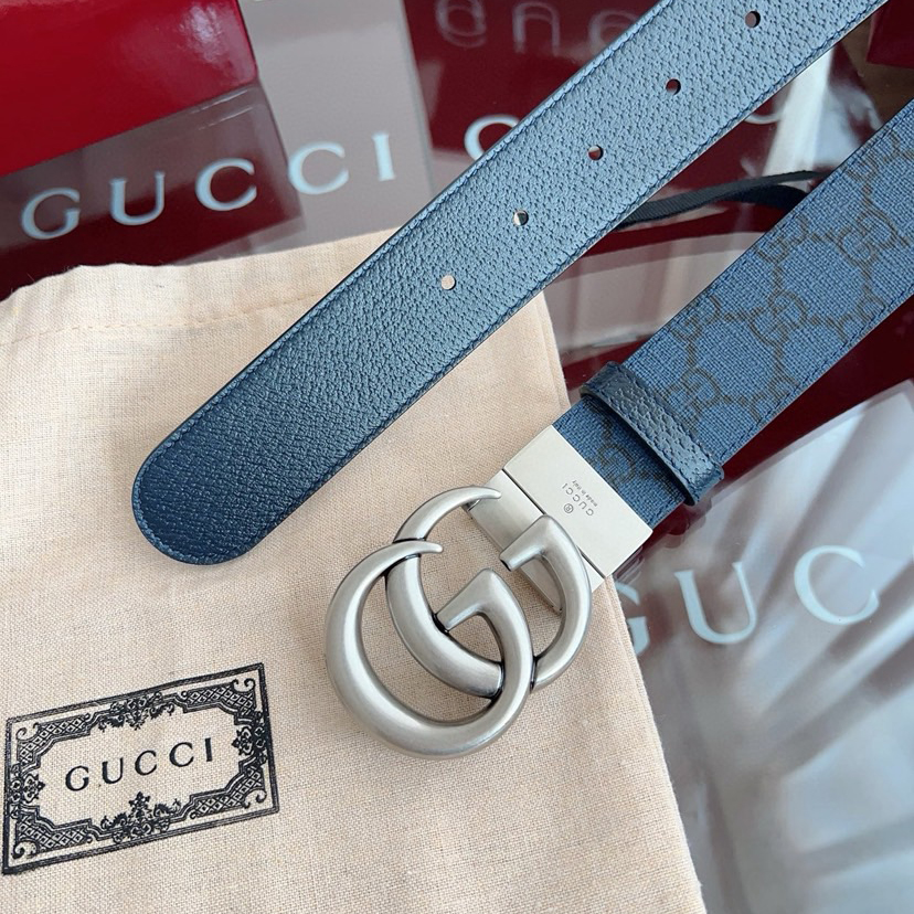 Gucci Classic Designer Belt Belts For Women Man Designer Casual Letter Smooth Buckle Belt Double-Sided Printed Patterned Cowhide Width 3.7cm Retro Gg Rotating Buckle Double-Sided Available