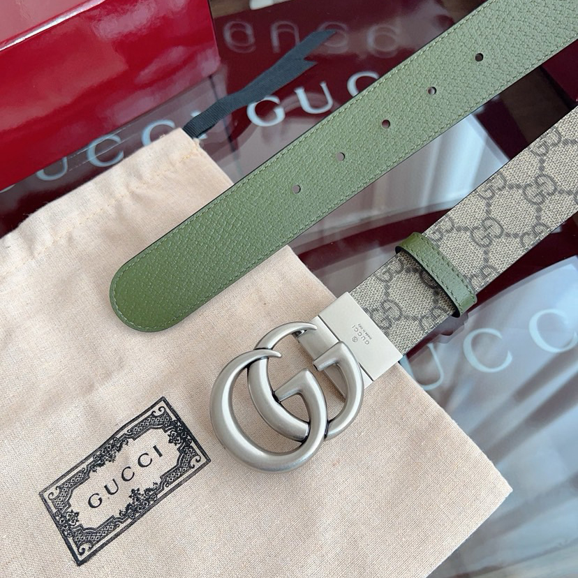 Gucci Classic Designer Belt Belts For Women Man Designer Casual Letter Smooth Buckle Belt Double-Sided Printed Patterned Cowhide Width 3.7cm Retro Gg Rotating Buckle Double-Sided Available