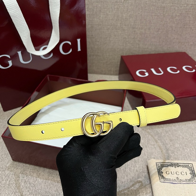 Gucci Belts For Women Designer Belt Womens Formal Smooth Buckle Woman Narrow Genuine Leather Golden Bronze Cowhide Design Thin Optional High Quality
