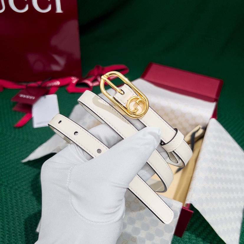 Gucci Belts For Women Designer Belt Womens Formal Smooth Buckle Woman Narrow Genuine Leather Golden Bronze Cowhide Design Thin Optional High Quality