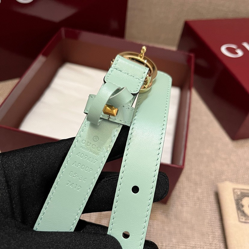 Gucci Belts For Women Designer Belt Womens Formal Smooth Buckle Woman Narrow Genuine Leather Golden Bronze Cowhide Design Thin Optional High Quality