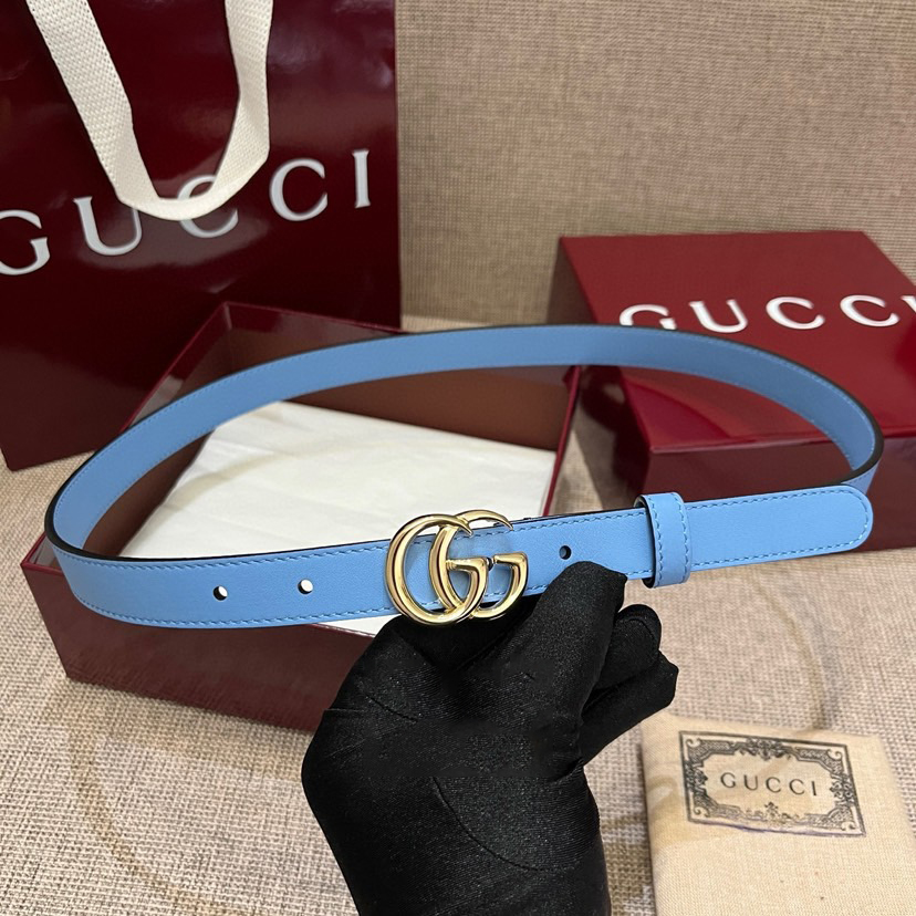 Gucci Belts For Women Designer Belt Womens Formal Smooth Buckle Woman Narrow Genuine Leather Golden Bronze Cowhide Design Thin Optional High Quality