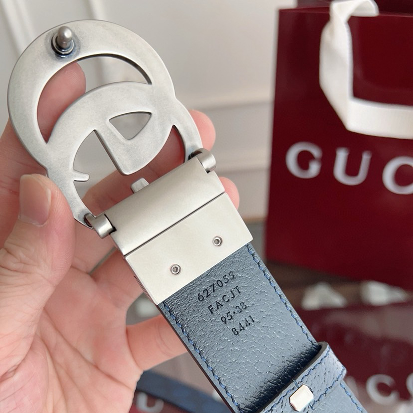 Gucci Classic Designer Belt Belts For Women Man Designer Casual Letter Smooth Buckle Belt Double-Sided Printed Patterned Cowhide Width 3.7cm Retro Gg Rotating Buckle Double-Sided Available