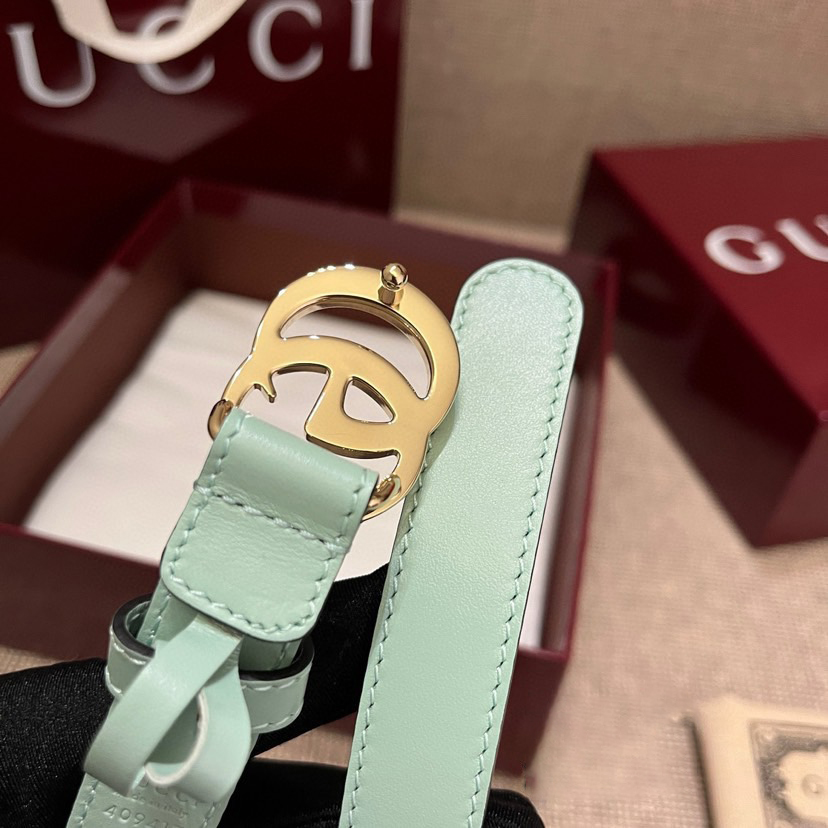 Gucci Belts For Women Designer Belt Womens Formal Smooth Buckle Woman Narrow Genuine Leather Golden Bronze Cowhide Design Thin Optional High Quality