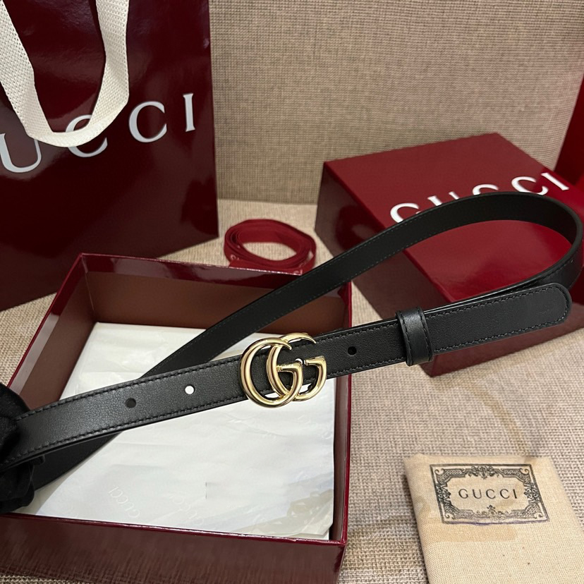 Gucci Belts For Women Designer Belt Womens Formal Smooth Buckle Woman Narrow Genuine Leather Golden Bronze Cowhide Design Thin Optional High Quality