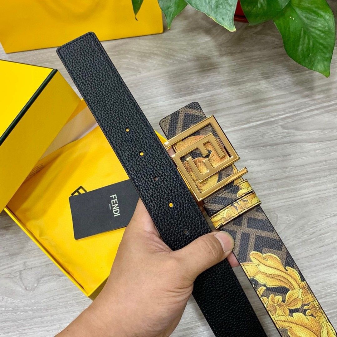 FENDI Designer Belt Mens Belts Womens Brand Belt Luxury Belt Length 100-125cm Woman Men Belt Fashion Classics Casual Letter Smooth Buckle Designer High Quality Belt