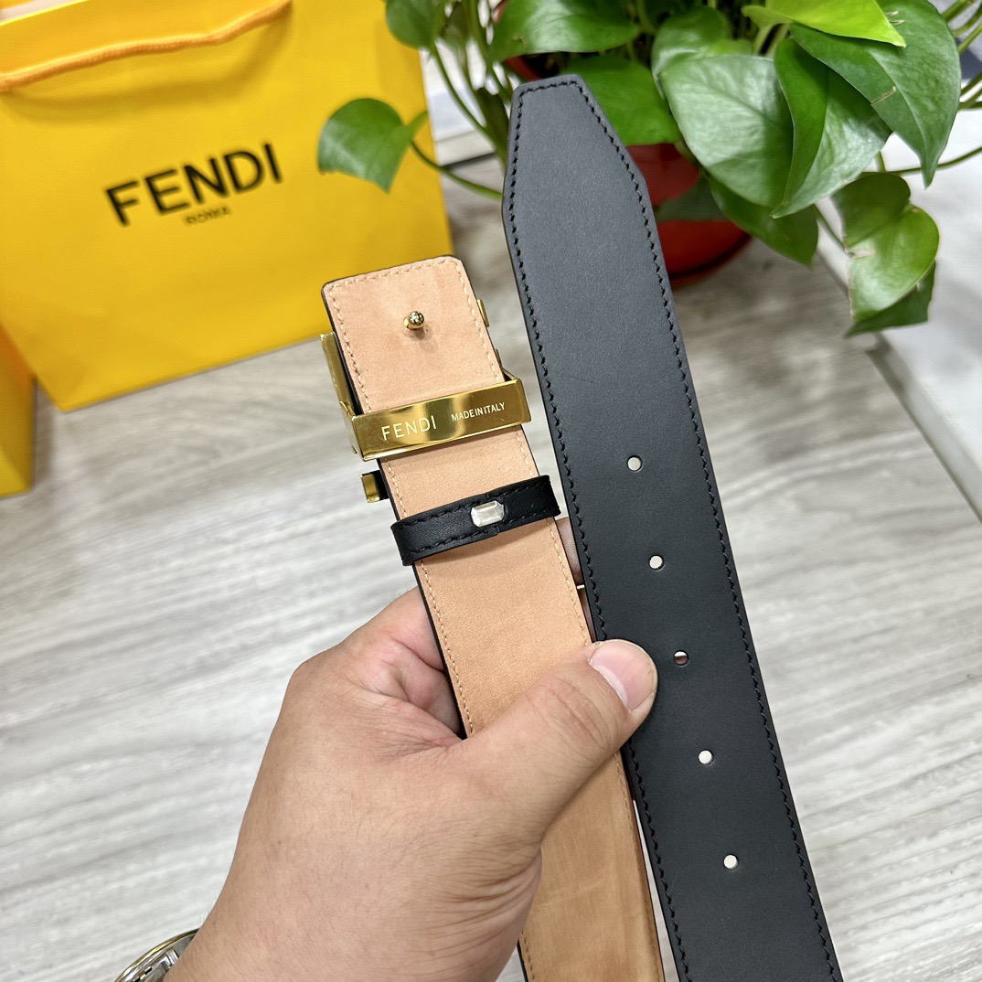 FENDI Designer Belt Mens Belts Womens Brand Belt Luxury Belt Length 100-125cm Woman Men Belt Fashion Classics Casual Letter Smooth Buckle Designer High Quality Belt
