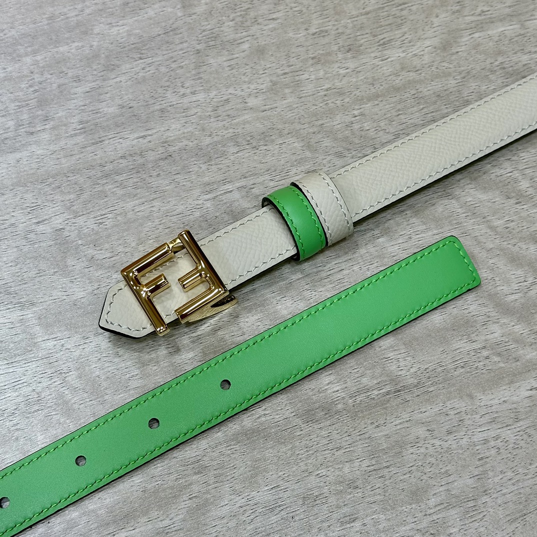 FENDI Belts For Women Designer Belt Womens Formal Smooth Buckle Woman Narrow Genuine Leather Golden Bronze Cowhide Design Thin Optional High Quality