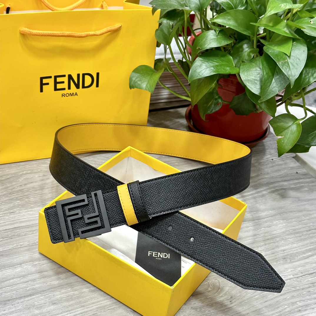 FENDI Designer Belt Mens Belts Womens Brand Belt Luxury Belt Length 100-125cm Woman Men Belt Fashion Classics Casual Letter Smooth Buckle Designer High Quality Belt