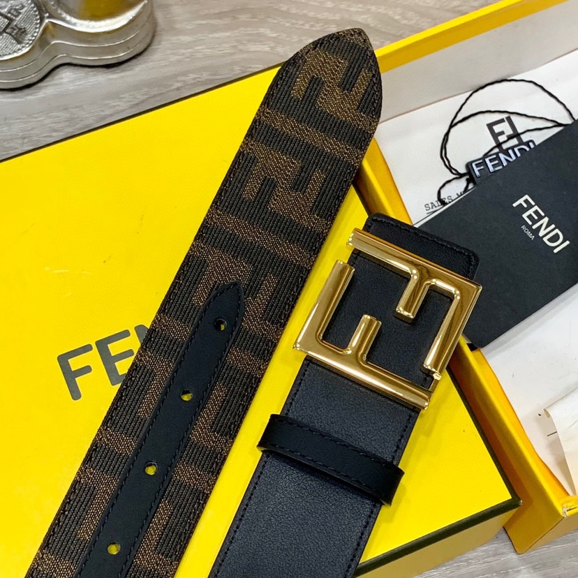 FENDI Designer Belt Mens Belts Womens Brand Belt Luxury Belt Length 100-125cm Woman Men Belt Fashion Classics Casual Letter Smooth Buckle Designer High Quality Belt