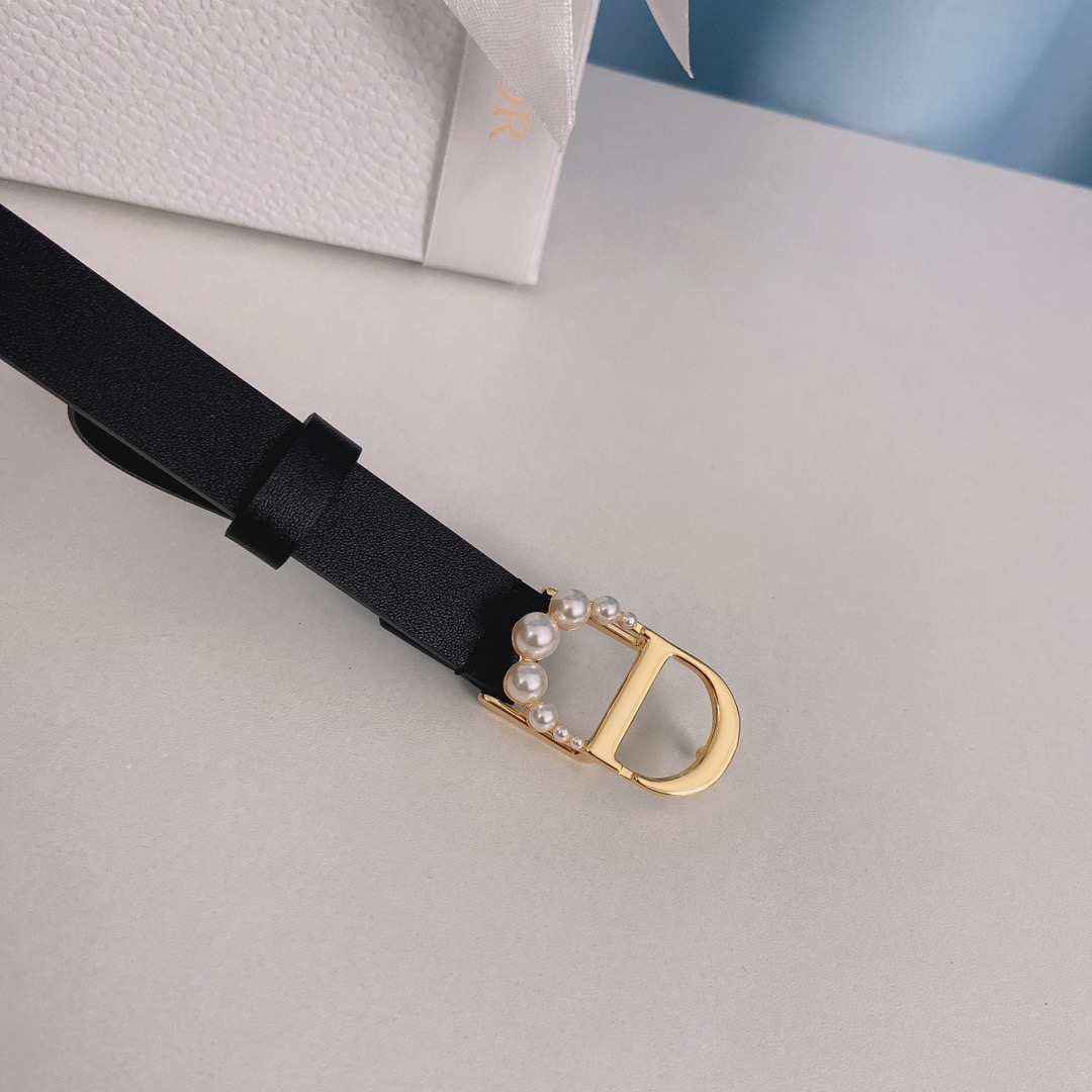 Dior Belts For Women Designer Belt Womens Formal Smooth Buckle Woman Narrow Genuine Leather Golden Bronze Cowhide Design Thin Optional High Quality