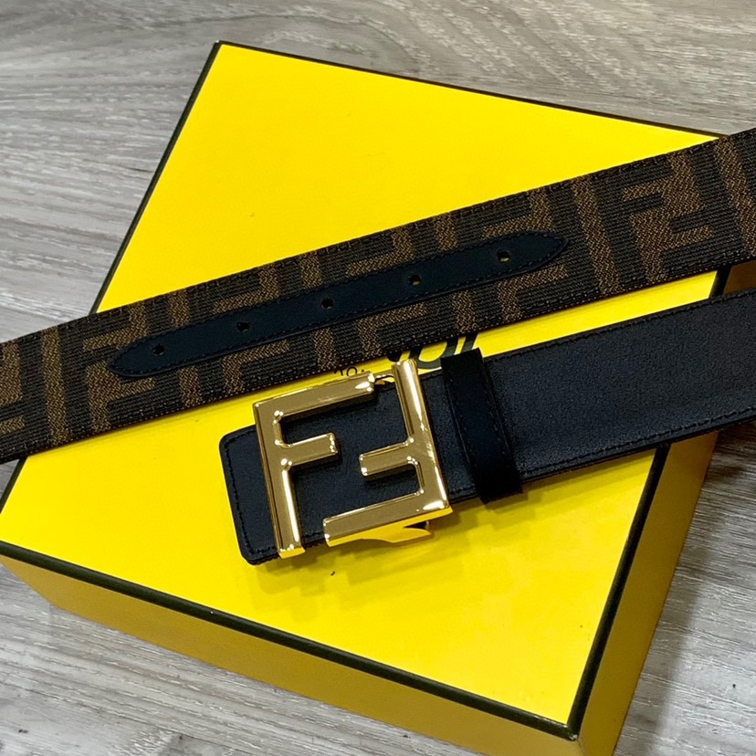 FENDI Designer Belt Mens Belts Womens Brand Belt Luxury Belt Length 100-125cm Woman Men Belt Fashion Classics Casual Letter Smooth Buckle Designer High Quality Belt