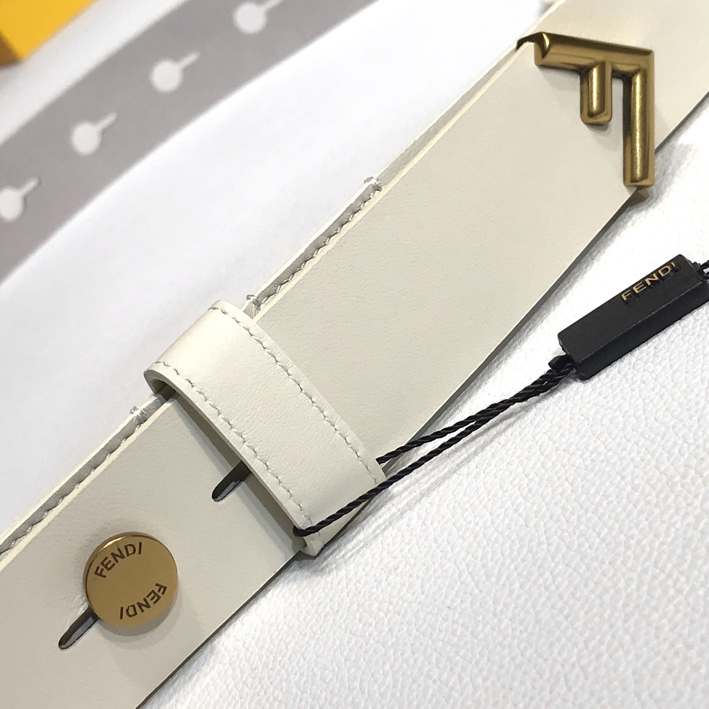 FENDI Belts For Women Designer Belt Womens Formal Smooth Buckle Woman Narrow Genuine Leather Golden Bronze Cowhide Design Thin Optional High Quality