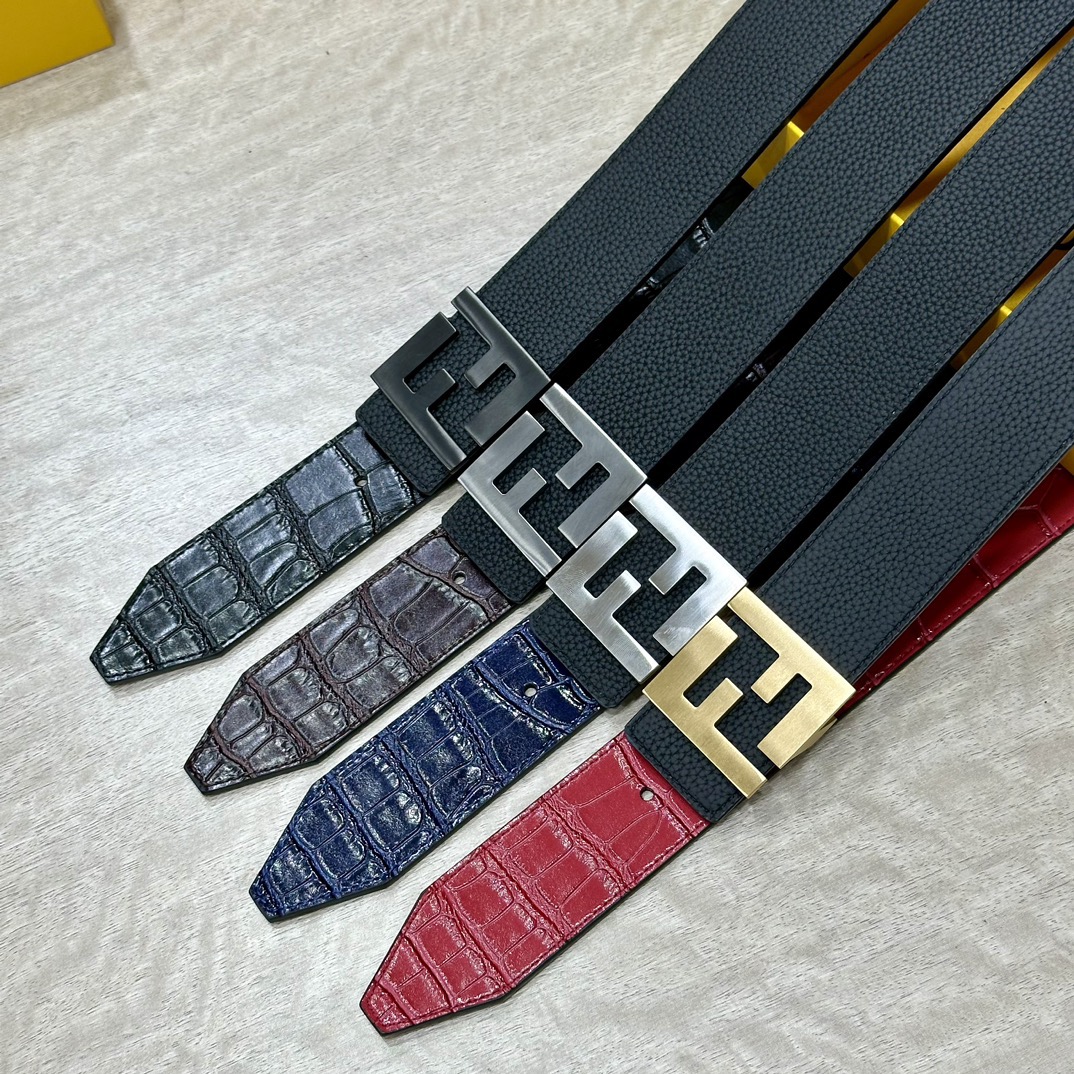 FENDI Designer Belt Mens Belts Womens Brand Belt Luxury Belt Length 100-125cm Woman Men Belt Fashion Classics Casual Letter Smooth Buckle Designer High Quality Belt