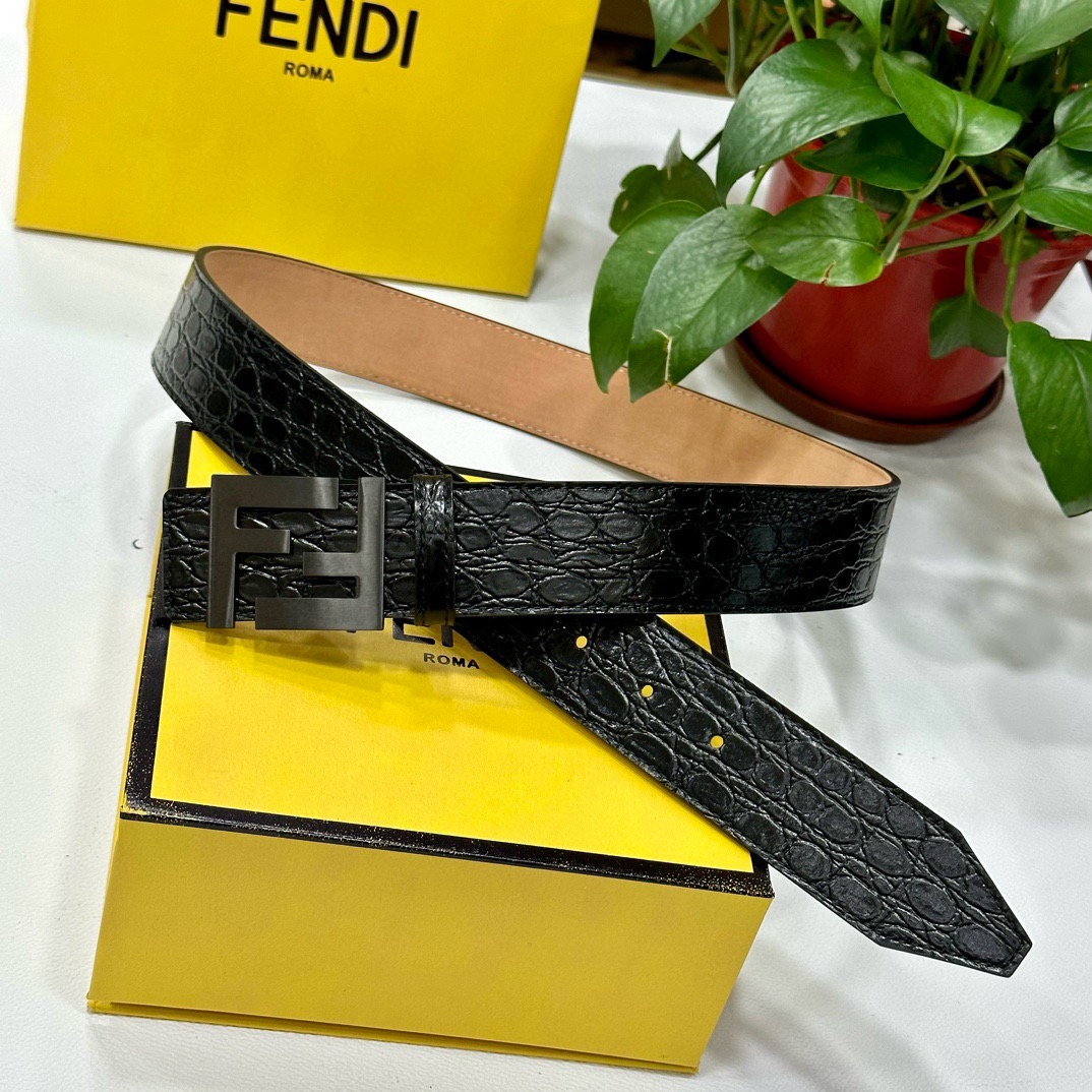 FENDI Designer Belt Mens Belts Womens Brand Belt Luxury Belt Length 100-125cm Woman Men Belt Fashion Classics Casual Letter Smooth Buckle Designer High Quality Belt