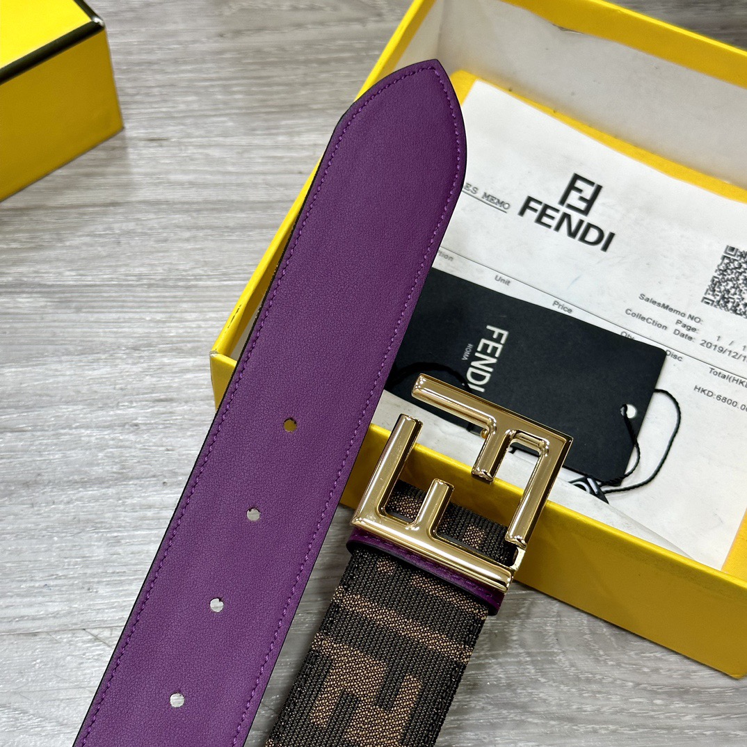 FENDI Designer Belt Mens Belts Womens Brand Belt Luxury Belt Length 100-125cm Woman Men Belt Fashion Classics Casual Letter Smooth Buckle Designer High Quality Belt