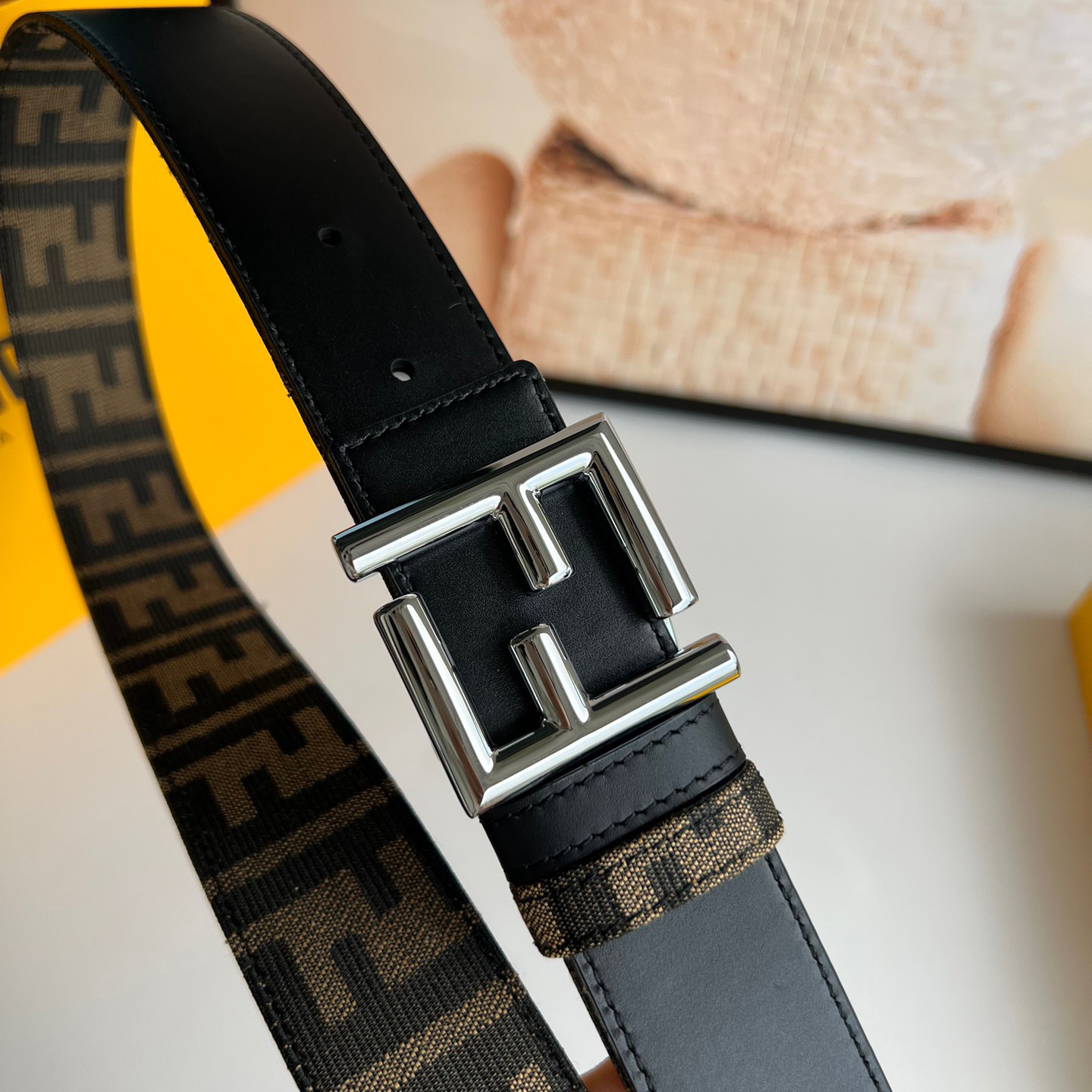 FENDI Designer Belt Mens Belts Womens Brand Belt Luxury Belt Length 100-125cm Woman Men Belt Fashion Classics Casual Letter Smooth Buckle Designer High Quality Belt