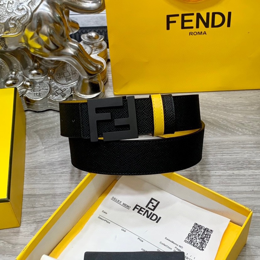 FENDI Designer Belt Mens Belts Womens Brand Belt Luxury Belt Length 100-125cm Woman Men Belt Fashion Classics Casual Letter Smooth Buckle Designer High Quality Belt