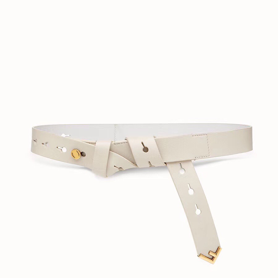 FENDI Belts For Women Designer Belt Womens Formal Smooth Buckle Woman Narrow Genuine Leather Golden Bronze Cowhide Design Thin Optional High Quality