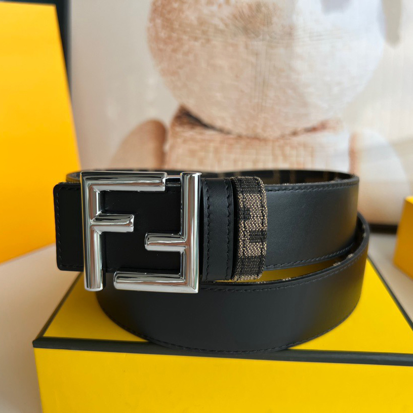 FENDI Designer Belt Mens Belts Womens Brand Belt Luxury Belt Length 100-125cm Woman Men Belt Fashion Classics Casual Letter Smooth Buckle Designer High Quality Belt