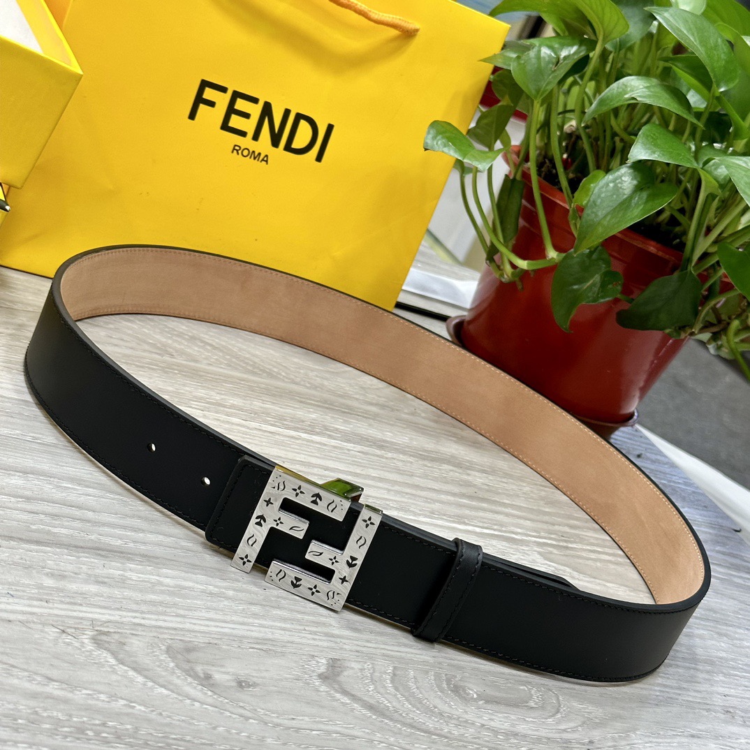 FENDI Designer Belt Mens Belts Womens Brand Belt Luxury Belt Length 100-125cm Woman Men Belt Fashion Classics Casual Letter Smooth Buckle Designer High Quality Belt