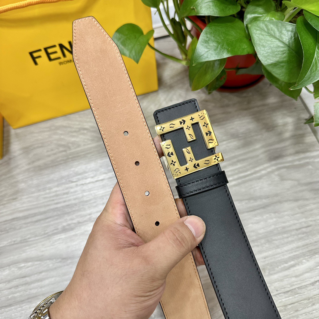 FENDI Designer Belt Mens Belts Womens Brand Belt Luxury Belt Length 100-125cm Woman Men Belt Fashion Classics Casual Letter Smooth Buckle Designer High Quality Belt
