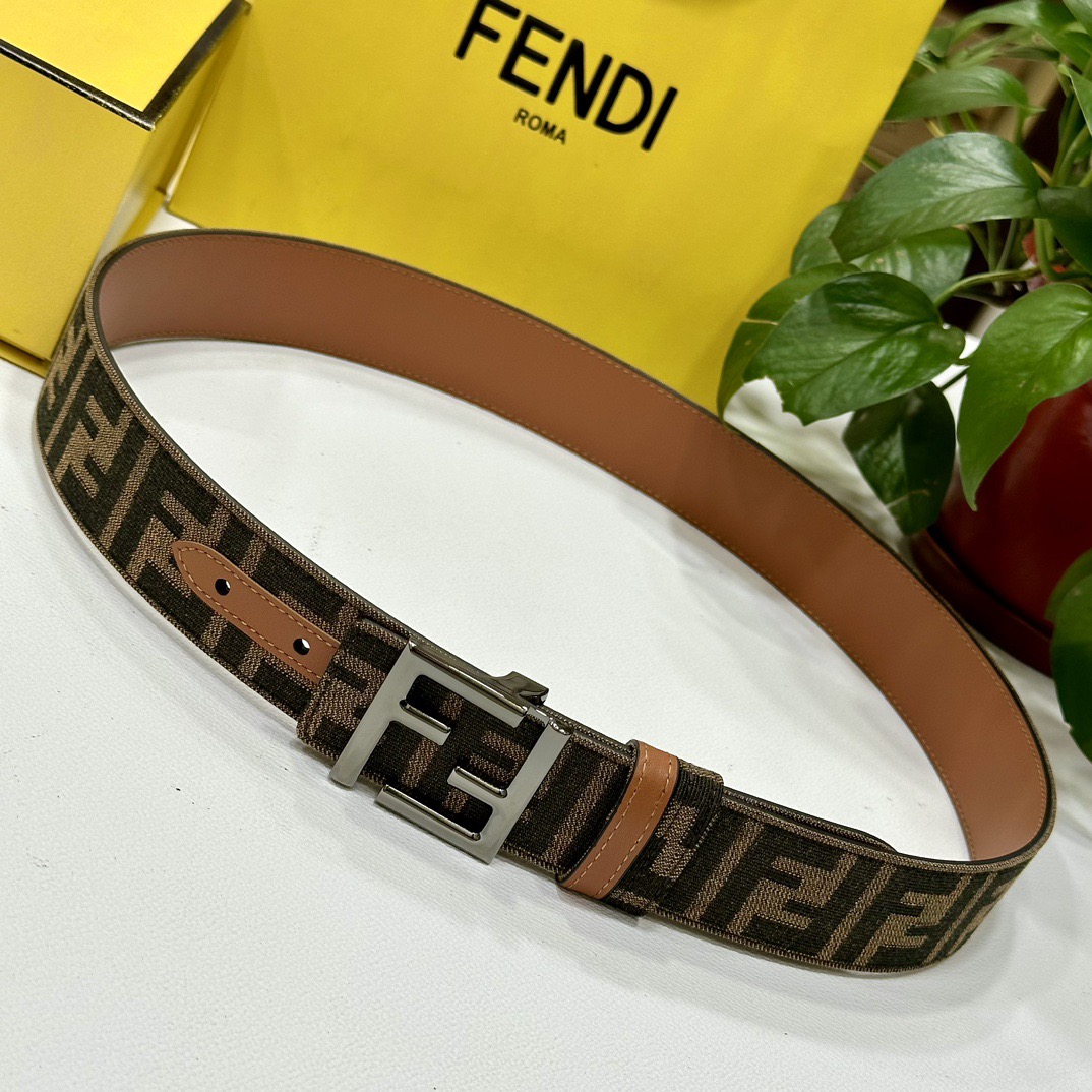 FENDI Designer Belt Mens Belts Womens Brand Belt Luxury Belt Length 100-125cm Woman Men Belt Fashion Classics Casual Letter Smooth Buckle Designer High Quality Belt