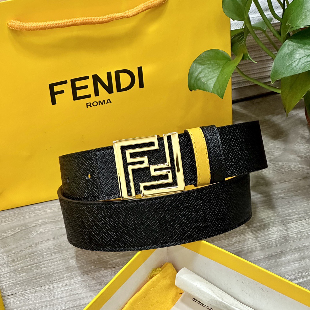 FENDI Designer Belt Mens Belts Womens Brand Belt Luxury Belt Length 100-125cm Woman Men Belt Fashion Classics Casual Letter Smooth Buckle Designer High Quality Belt