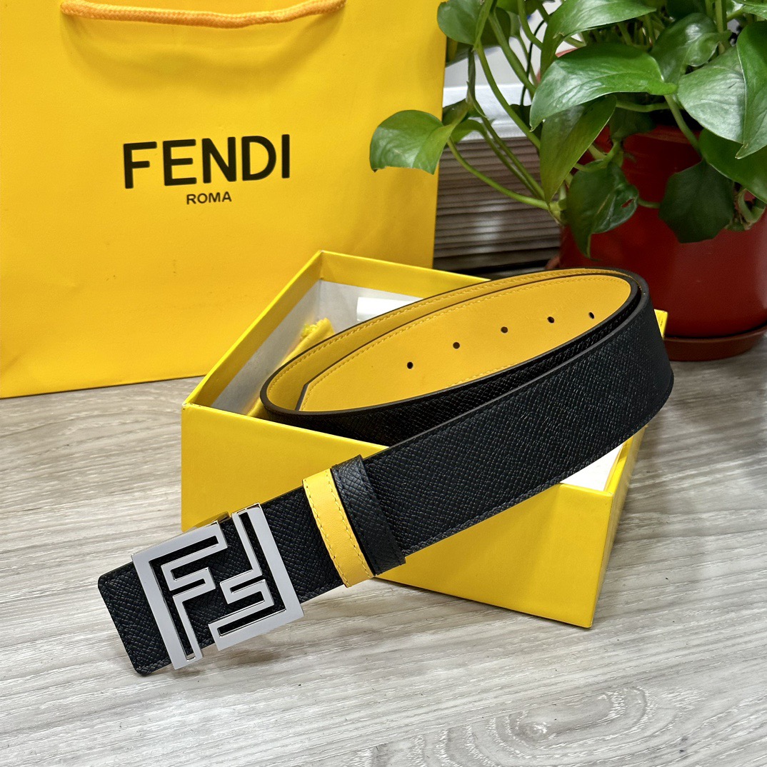 FENDI Designer Belt Mens Belts Womens Brand Belt Luxury Belt Length 100-125cm Woman Men Belt Fashion Classics Casual Letter Smooth Buckle Designer High Quality Belt