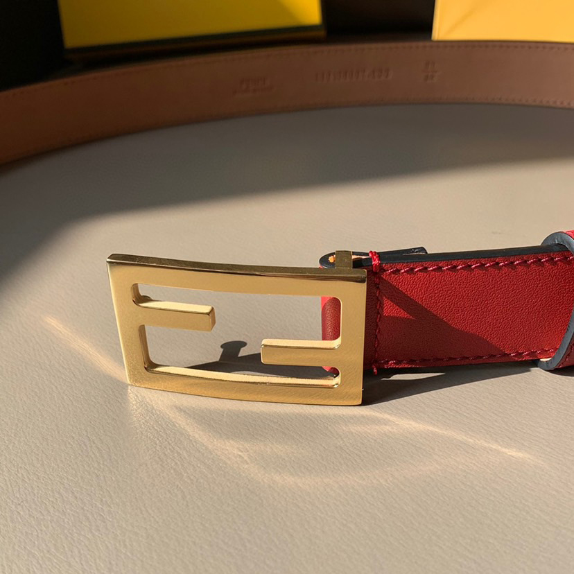 FENDI Classic Designer Belt Belts For Women Man Designer Casual Letter Smooth Buckle Belt Couple Lovers Style