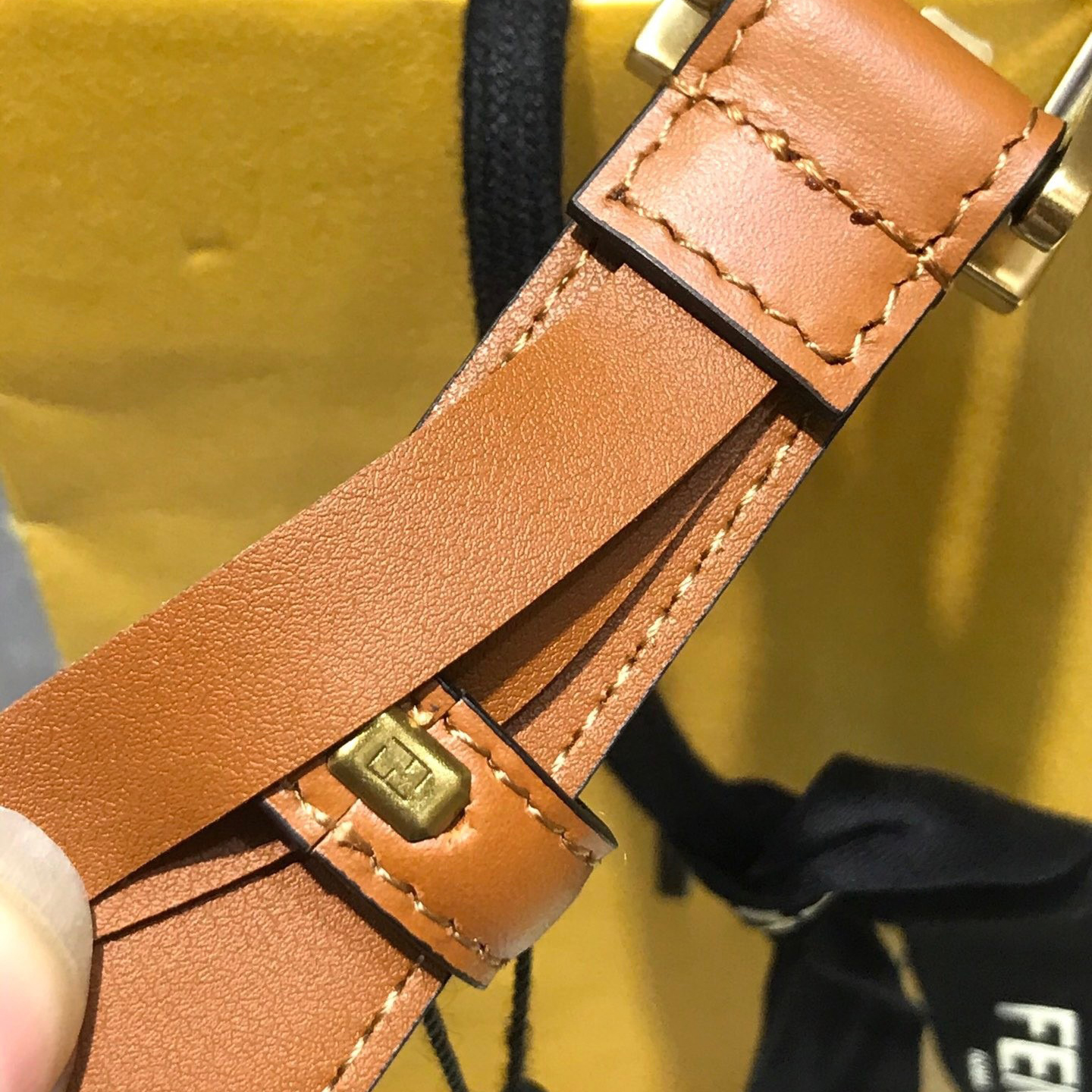 FENDI Belts For Women Designer Belt Womens Formal Smooth Buckle Woman Narrow Genuine Leather Golden Bronze Cowhide Design Thin Optional High Quality