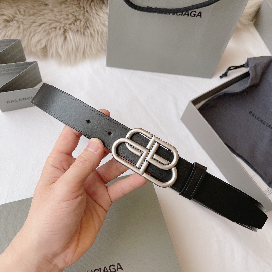 BALENCIAGA Designer Belt Mens Belts Womens Brand Belt Luxury Belt Length 100-125cm Woman Men Belt Fashion Classics Casual Letter Smooth Buckle Designer High Quality Belt