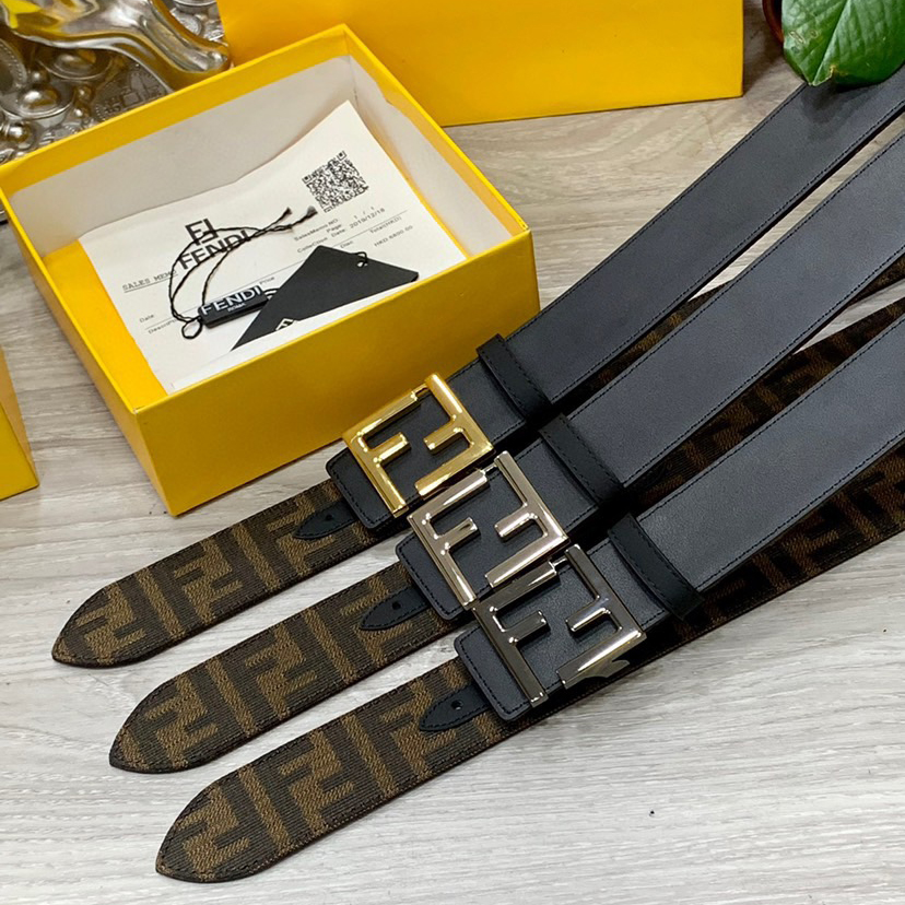 FENDI Designer Belt Mens Belts Womens Brand Belt Luxury Belt Length 100-125cm Woman Men Belt Fashion Classics Casual Letter Smooth Buckle Designer High Quality Belt