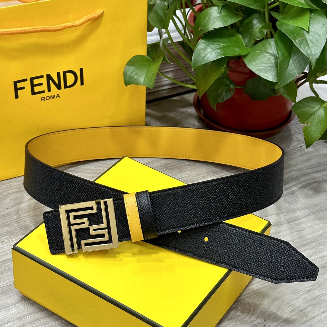 FENDI Designer Belt Mens Belts Womens Brand Belt Luxury Belt Length 100-125cm Woman Men Belt Fashion Classics Casual Letter Smooth Buckle Designer High Quality Belt