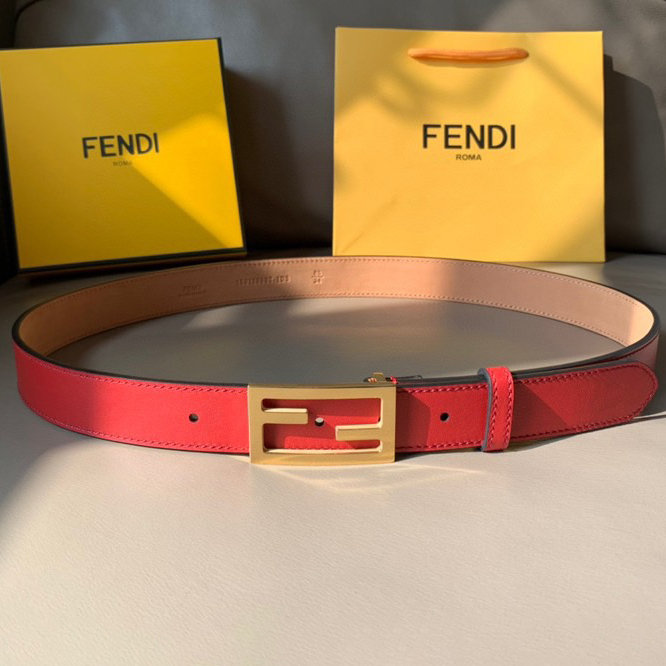 FENDI Classic Designer Belt Belts For Women Man Designer Casual Letter Smooth Buckle Belt Couple Lovers Style