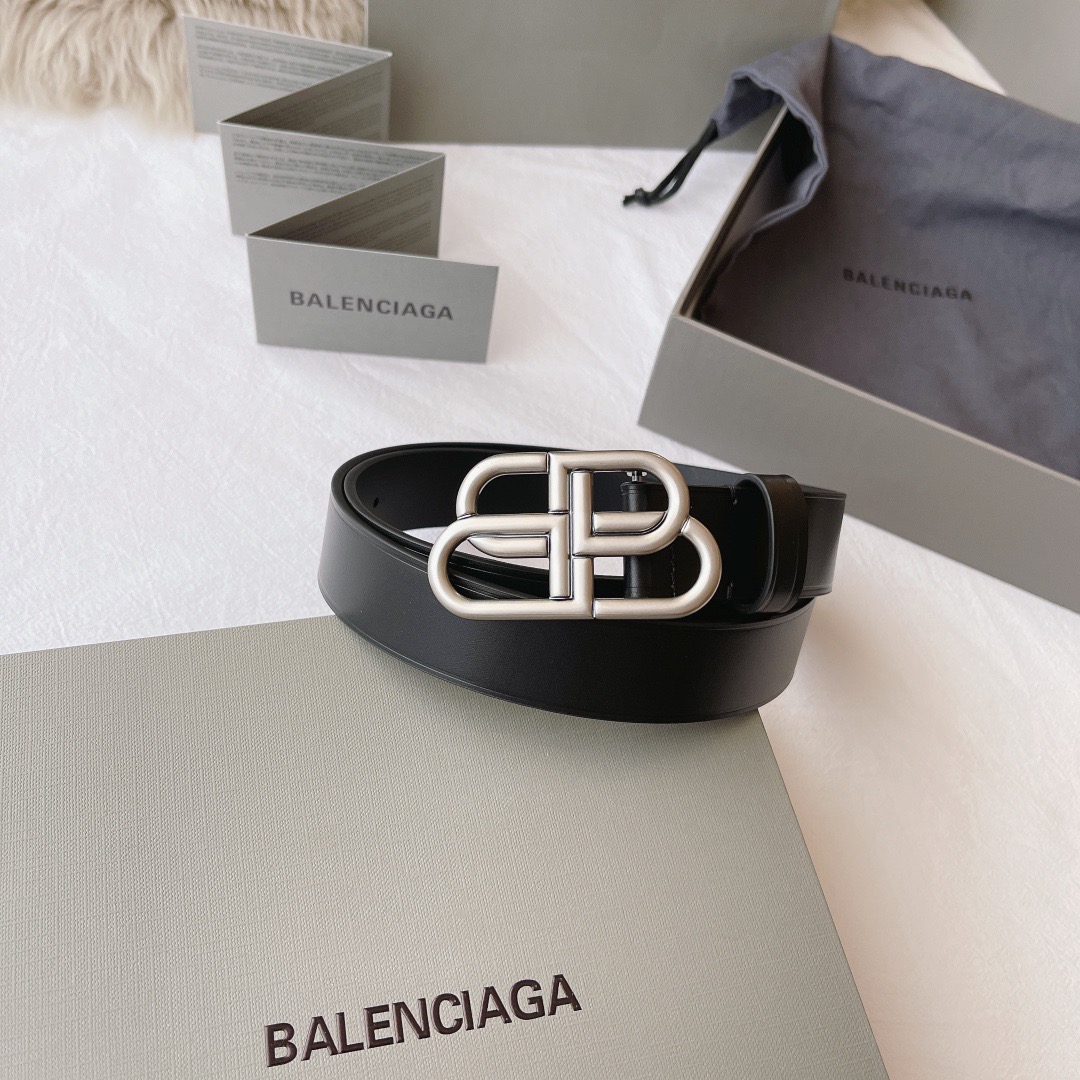 BALENCIAGA Designer Belt Mens Belts Womens Brand Belt Luxury Belt Length 100-125cm Woman Men Belt Fashion Classics Casual Letter Smooth Buckle Designer High Quality Belt