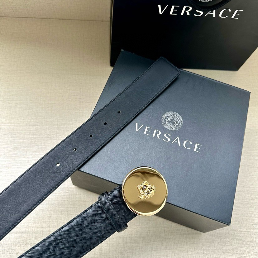 Versace Designer Belt Mens Belts Womens Brand Belt Luxury Belt Length 100-125cm Woman Men Belt Fashion Classics Casual Letter Smooth Buckle Designer High Quality Belt