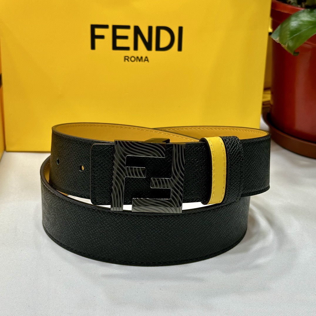 FENDI Designer Belt Mens Belts Womens Brand Belt Luxury Belt Length 100-125cm Woman Men Belt Fashion Classics Casual Letter Smooth Buckle Designer High Quality Belt