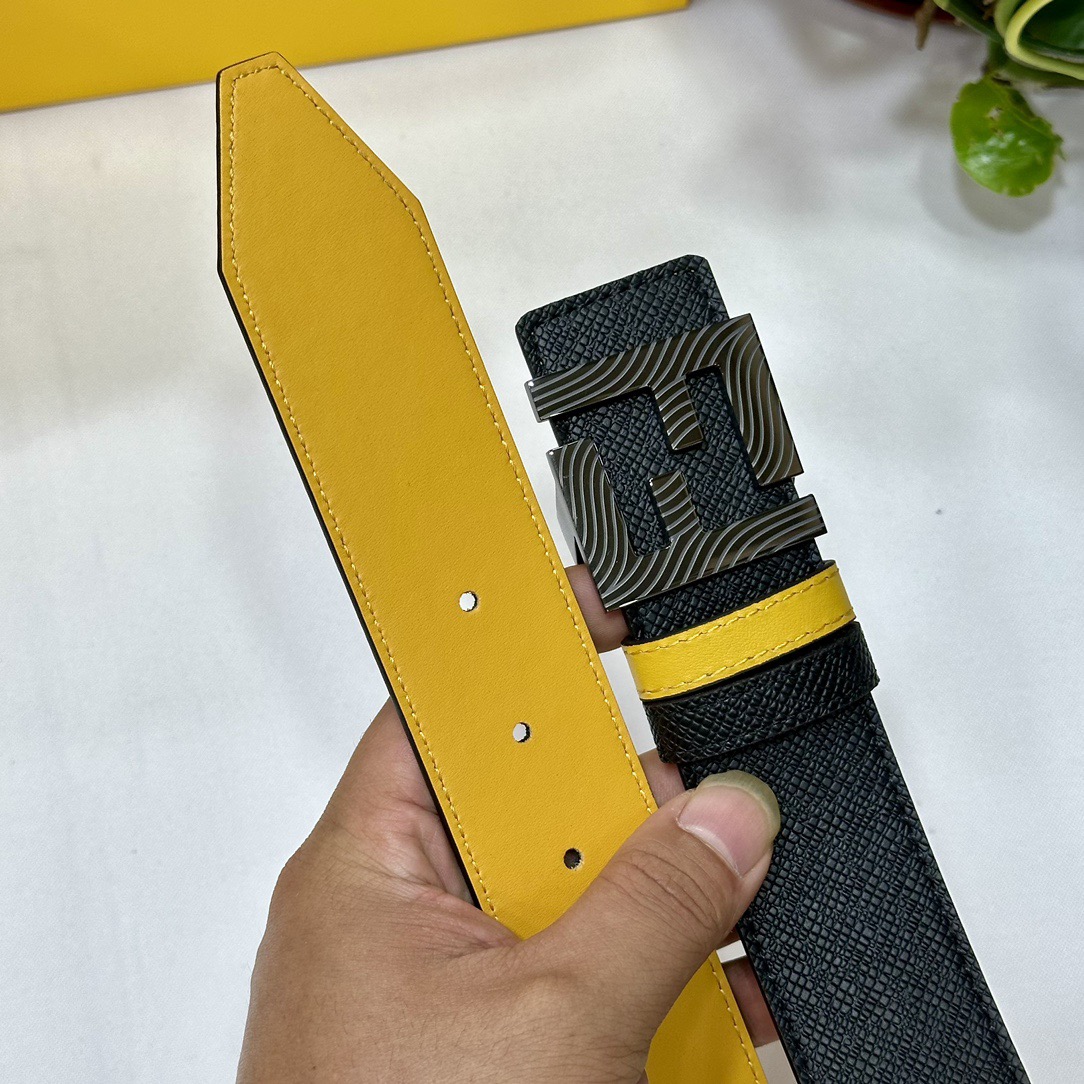 FENDI Designer Belt Mens Belts Womens Brand Belt Luxury Belt Length 100-125cm Woman Men Belt Fashion Classics Casual Letter Smooth Buckle Designer High Quality Belt