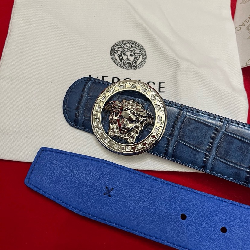 Versace Designer Belt Mens Belts Womens Brand Belt Luxury Belt Length 100-125cm Woman Men Belt Fashion Classics Casual Letter Smooth Buckle Designer High Quality Belt