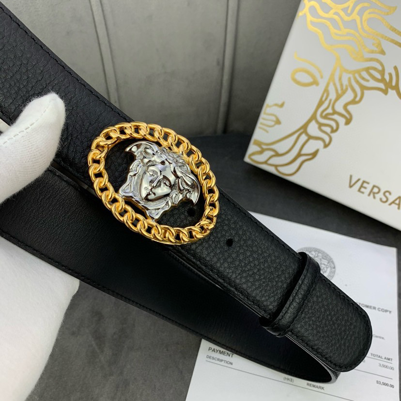 Versace Designer Belt Mens Belts Womens Brand Belt Luxury Belt Length 100-125cm Woman Men Belt Fashion Classics Casual Buckle Designer High Quality Belt