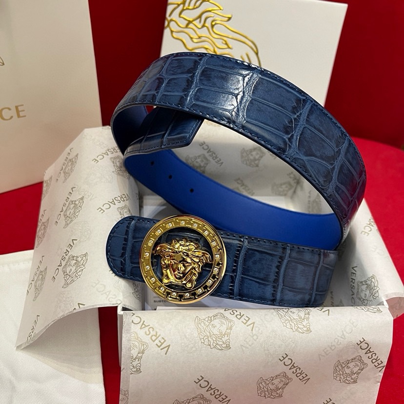 Versace Designer Belt Mens Belts Womens Brand Belt Luxury Belt Length 100-125cm Woman Men Belt Fashion Classics Casual Letter Smooth Buckle Designer High Quality Belt