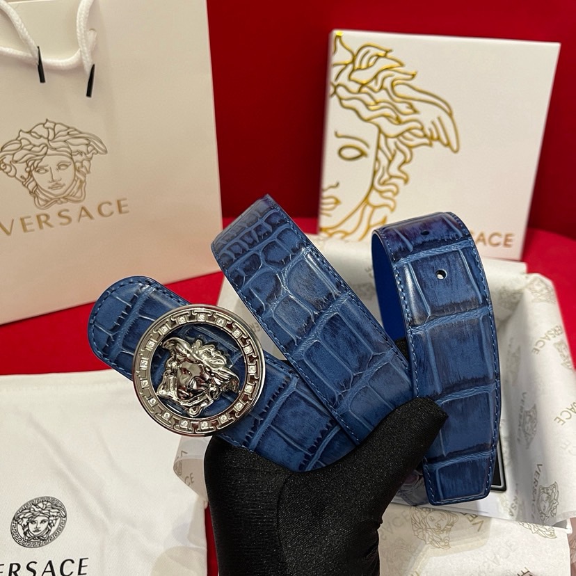 Versace Designer Belt Mens Belts Womens Brand Belt Luxury Belt Length 100-125cm Woman Men Belt Fashion Classics Casual Letter Smooth Buckle Designer High Quality Belt