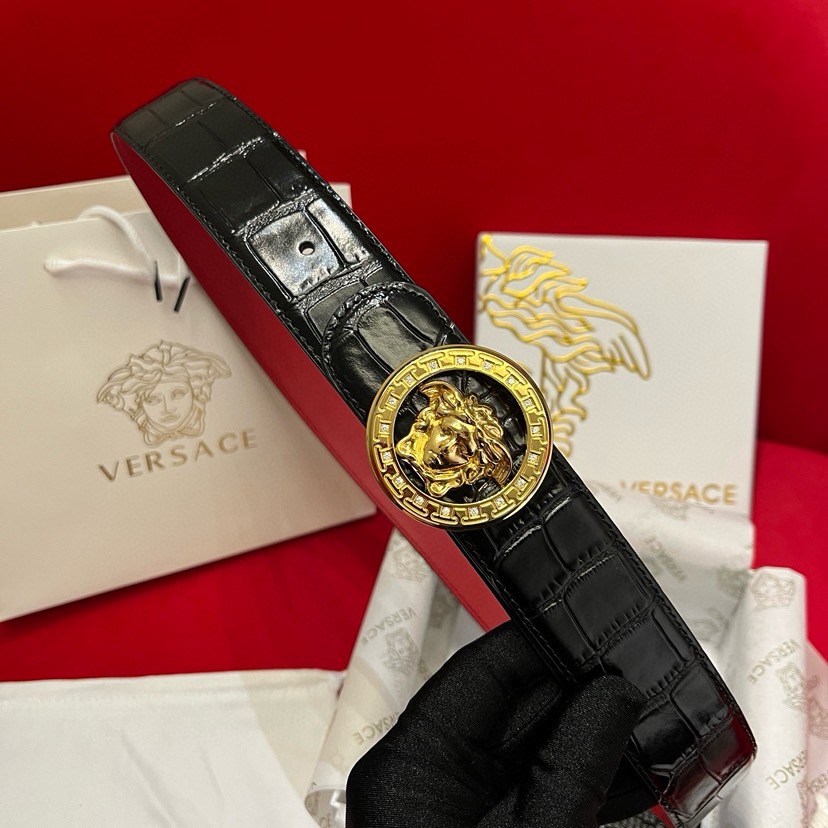 Versace Designer Belt Mens Belts Womens Brand Belt Luxury Belt Length 100-125cm Woman Men Belt Fashion Classics Casual Letter Smooth Buckle Designer High Quality Belt